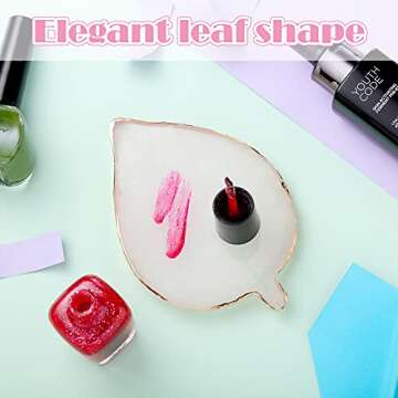 Stylish 21-Piece Nail Art Tools Kit with Leaf Palette