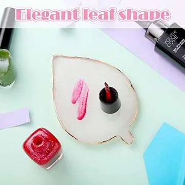 Stylish 21-Piece Nail Art Tools Kit with Leaf Palette