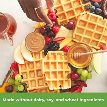 Orgain Protein Pancake & Waffle Mix, Gluten Free - Made with Organic Rice Flour, 8g of Plant Based Protein, Made without Dairy & Soy, Non-GMO, 15 Oz