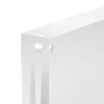 Cq acrylic Acrylic Photo Frames,8x10'' Double Sided Picture Frame, Desktop Frameless Postcard Display