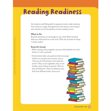 Scholastic Pre-K Reading & Math Workbook for Young Learners