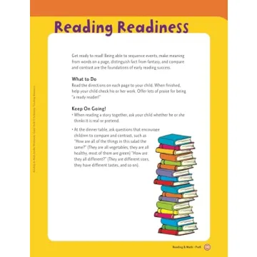 Scholastic Pre-K Reading & Math Workbook for Young Learners