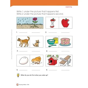 Scholastic Pre-K Reading & Math Workbook for Young Learners