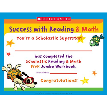 Scholastic Pre-K Reading & Math Workbook for Young Learners