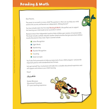 Scholastic Pre-K Reading & Math Workbook for Young Learners