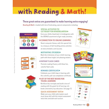 Scholastic Pre-K Reading & Math Workbook for Young Learners