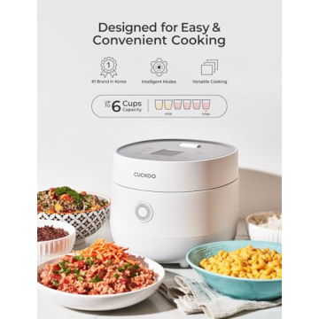 Cuckoo 6-Cup Micom Rice Cooker with Auto Clean Technology