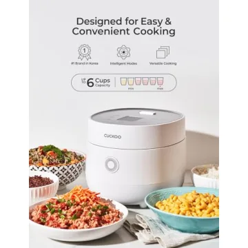 Cuckoo 6-Cup Micom Rice Cooker with Auto Clean Technology
