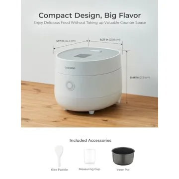 Cuckoo 6-Cup Micom Rice Cooker with Auto Clean Technology