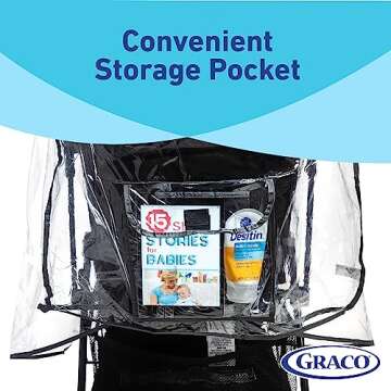 Graco Infant Travel System Rain Cover for Weather Protection
