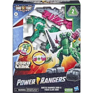 Power Rangers Dino Fury Zord Link Toys for Kids