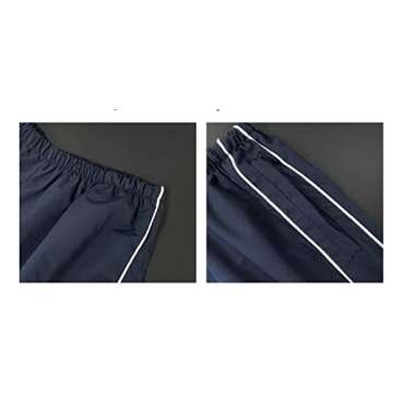 XPONNI Track Pants Women Baggy Pants Y2k Pants Parachute Pants for Women Y2K Clothing (Navy,M,Medium)