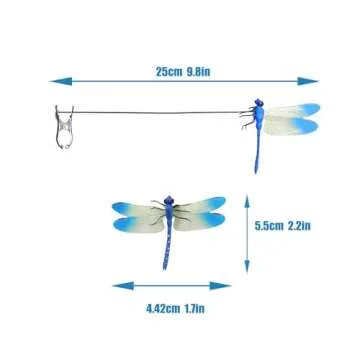 Dragonfly Clip Bug Repellent 3D - Garden Insect Deterrent