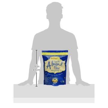 Wellbee's Almond Flour, Extra Fine, Gluten Free, Blanched, Low Carb, All Purpose, 5 lbs