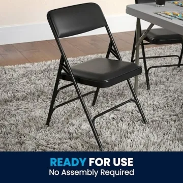 Flash Furniture HERCULES Metal Folding Chairs - Comfort & Durability