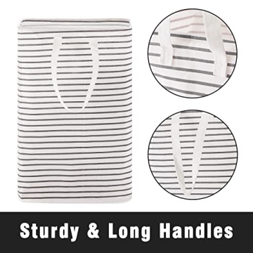 72L Collapsible Laundry Basket with Waterproof Coating