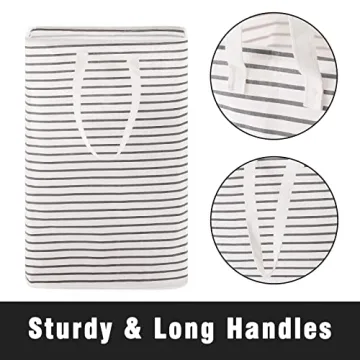 72L Collapsible Laundry Basket with Waterproof Coating