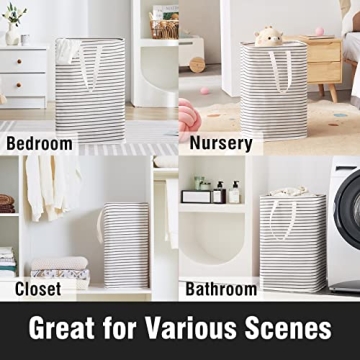 72L Collapsible Laundry Basket with Waterproof Coating