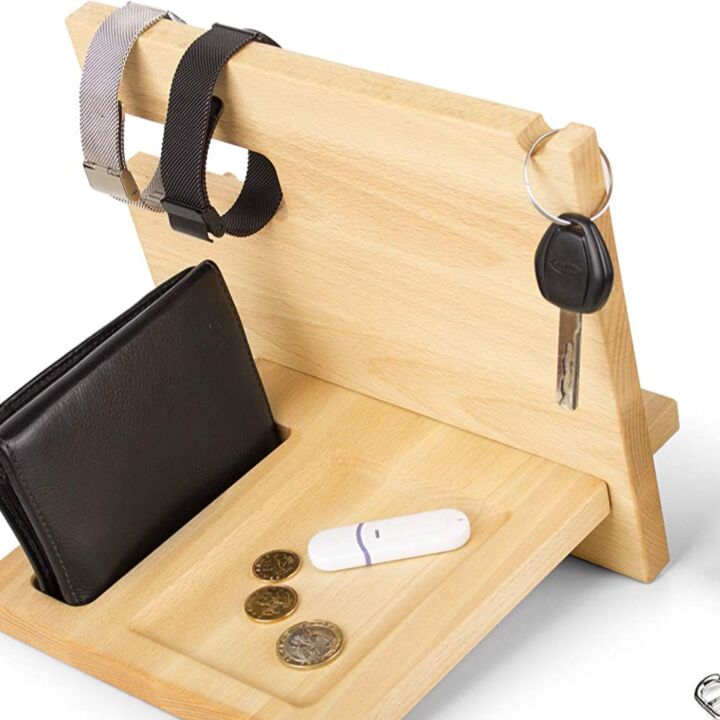 Stylish Wood Phone Dock Station for Convenient Charging