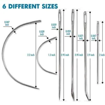 Heavy Duty Hand Sewing Needles Set for All Projects