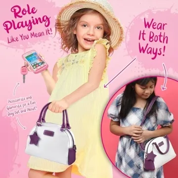Little Girls Purse Set with Accessories for Toddlers