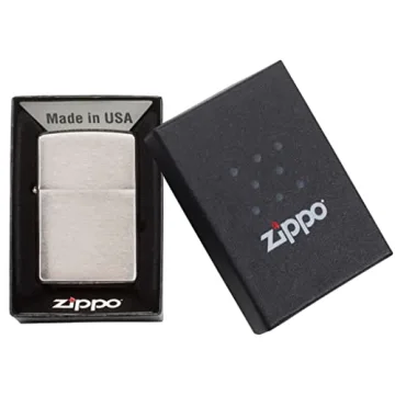 Zippo 200 Classic Brushed Chrome Lighter - Timeless Style