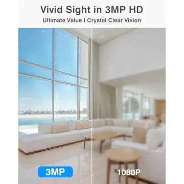 ANNKE Crater 2-2K WiFi Pan Tilt Home Baby/Pet Monitor, Upgraded 3MP Indoor Security Camera, 360-degree with Two-Way Audio, Human Motion Detection, Cloud & SD Card Storage, 2.4Ghz WiFi Only