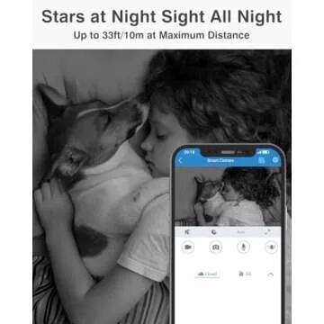 ANNKE Crater 2-2K WiFi Pan Tilt Home Baby/Pet Monitor, Upgraded 3MP Indoor Security Camera, 360-degree with Two-Way Audio, Human Motion Detection, Cloud & SD Card Storage, 2.4Ghz WiFi Only