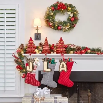 Personalized Christmas Wooden Reindeer Ornaments for Decor