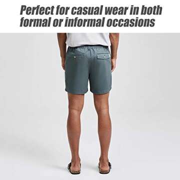 Men's Casual Summer Shorts - maamgic 5.5" Cotton Shorts