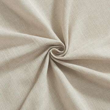 WEST LAKE Bailey Oatmeal Tan Pinch Pleated Semi Sheer Curtain Panels 84 Inches Length with Hooks,Boho Light Filtering Drapes for Bedroom Living Room,Rustic Textured Window Treatment,40" Wx84 Lx2