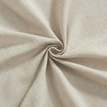WEST LAKE Bailey Oatmeal Tan Pinch Pleated Semi Sheer Curtain Panels 84 Inches Length with Hooks,Boho Light Filtering Drapes for Bedroom Living Room,Rustic Textured Window Treatment,40" Wx84 Lx2