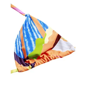 Romwe Women's 3 Pack Cheeky Bikini with Beach Skirt