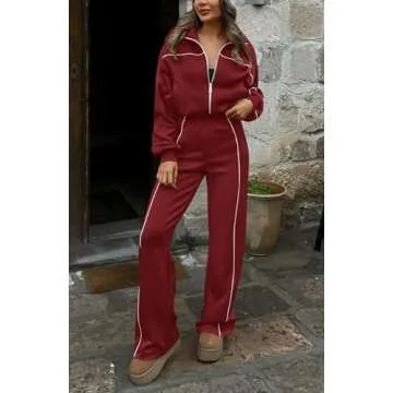 BTFBM Women's Two Piece Tracksuit - Stylish Comfort for Fall 2025
