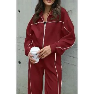 BTFBM Women's Fashion Tracksuit for Comfort and Style