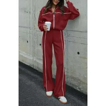 BTFBM Women's Fashion Tracksuit for Comfort and Style