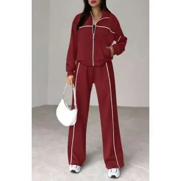 BTFBM Women's Fashion Tracksuit for Comfort and Style