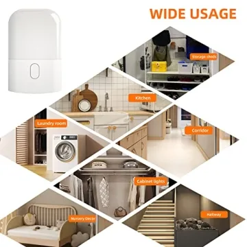 Versatile Night Light with Adjustable Brightness - 4 Pack