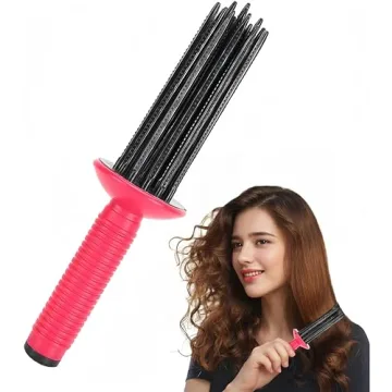 Neuvikter Curly Hair Styler Tool - Professional 17 Teeth Roller Comb