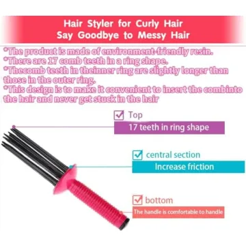 Neuvikter Curly Hair Styler Tool for All Hair Types
