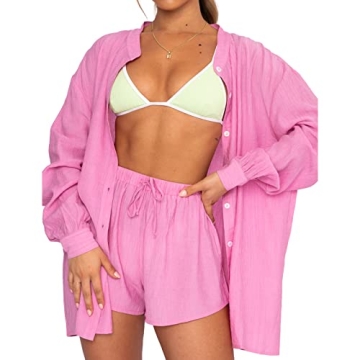 Stylish RUEWEY Women 2 Piece Tracksuit for Summer Fashion