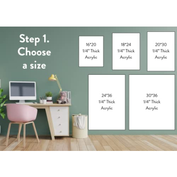 Custom Acrylic Calendar Wall Planner Ships Next Day