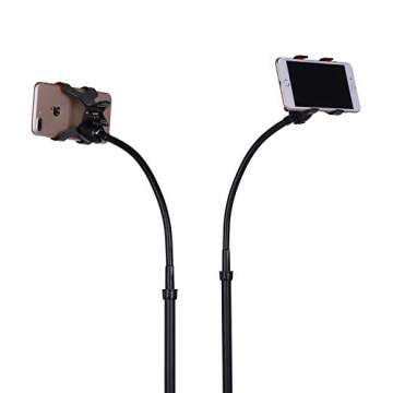 Kaforise Retractable Adjustable Cell Phone Tripod Stand Holder, Smartphone Holder Mount,360 Degree R...