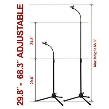 Kaforise Retractable Adjustable Cell Phone Tripod Stand Holder, Smartphone Holder Mount,360 Degree Rotatable Telescopic Tripod (Chuck)