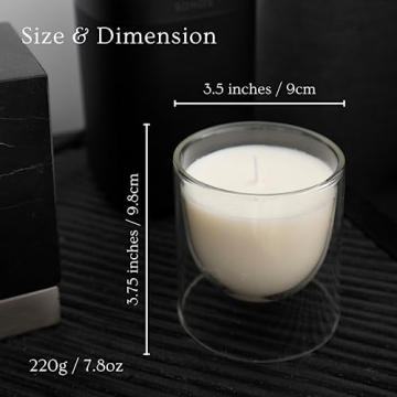 Ramin & Sons Highly Scented Vanilla Soy Candle 8oz