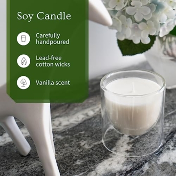 Ramin & Sons Highly Scented Vanilla Soy Candle 8oz
