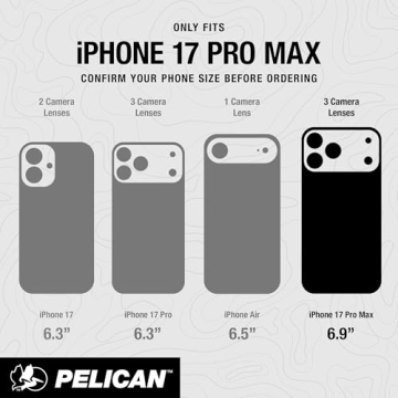 Pelican Voyager Rugged iPhone 17 Pro Max Case - Military-Grade Protection
