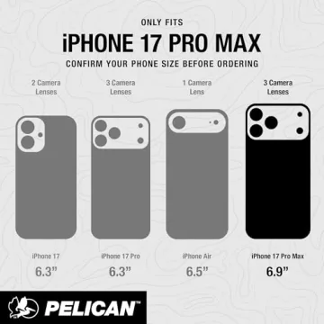 Pelican Voyager Rugged iPhone 17 Pro Max Case - Military-Grade Protection