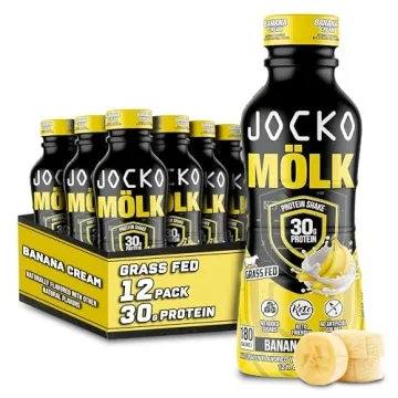 Jocko Mölk 30g Grass Fed Protein Shakes – No Added Sugar Protein Drinks KETO Friendly - Ready to ...