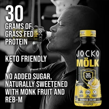 Jocko Mölk 30g Grass Fed Protein Shakes | KETO Friendly